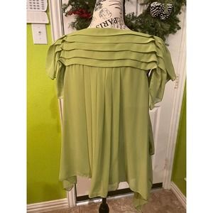 Green flowy blouse from Studio M